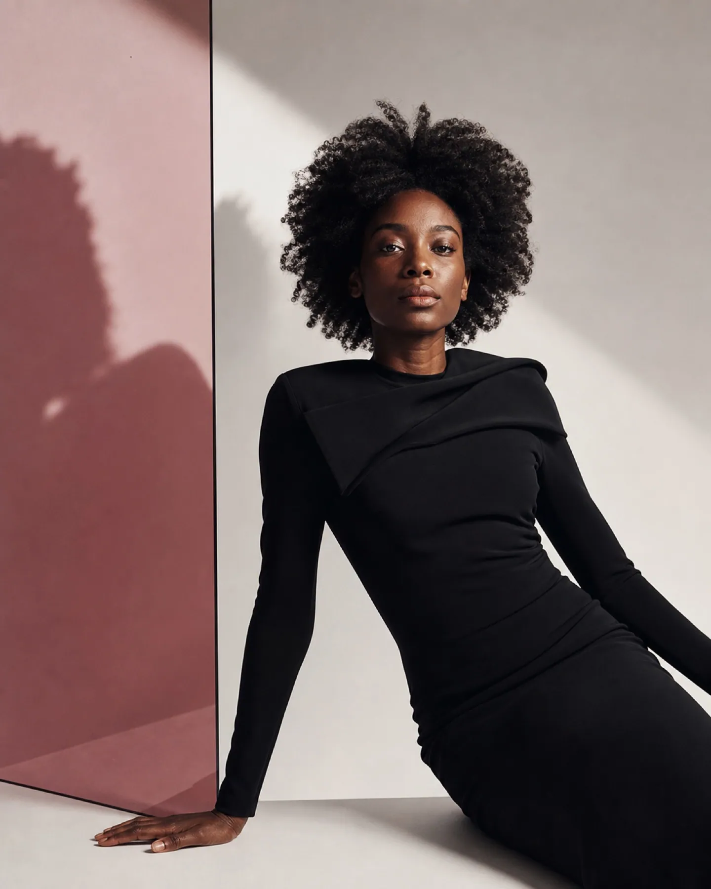 Editorial portrait in the FONCÉ studio
